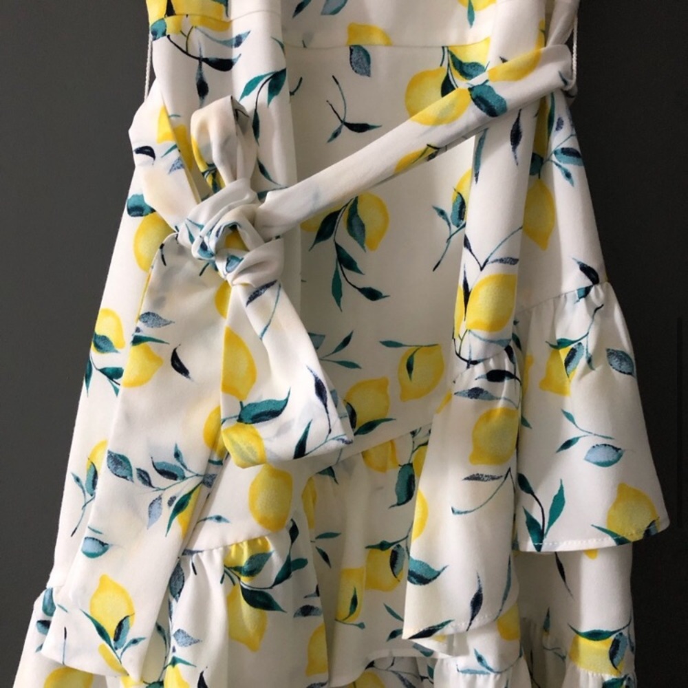 BR Lemon Ruffle Dress - Picture 5 of 7